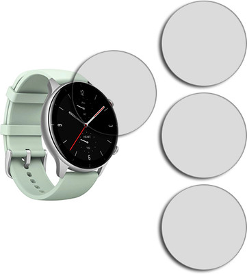 SOMTONE Edge To Edge Tempered Glass for Amazfit GTR 2e MATTE TEMPERED GLASS(Pack of 4)