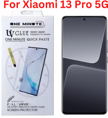 XRENGTH Edge To Edge Tempered Glass for -Xiaomi-13 Pro 5G(Pack of 2)
