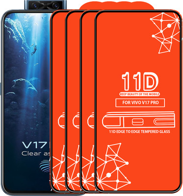 Roxel Edge To Edge Tempered Glass for Vivo V17 Pro(Pack of 4)