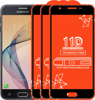 Qyist Edge To Edge Tempered Glass for Samsung Galaxy J5 Prime(Pack of 3)