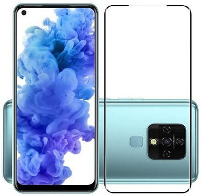 NIMMIKA ENTERPRISES Edge To Edge Tempered Glass for Tecno Camon 16(Premium Tempered Glass | Edge-to-Edge Coverage | Full Coverage | Ultra-Thin Design | Oleophobic Coating | Case-Friendly Design | Crystal Clear Display | Residue-Free Removal)(Pack of 1)