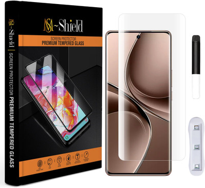 MS-Shield Edge To Edge Tempered Glass for Vivo V40e 5G, Borderless UV Glass Protection(Pack of 1)