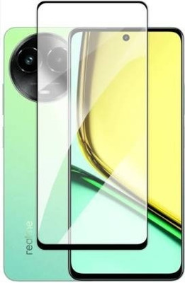 DSCASE Edge To Edge Tempered Glass for Realme C67 5G, Realme C67(Pack of 1)