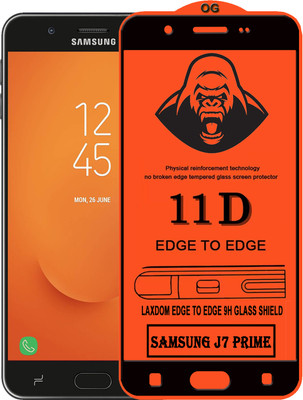 Laxdom Edge To Edge Tempered Glass for Samsung Galaxy J7 Prime(Pack of 1)