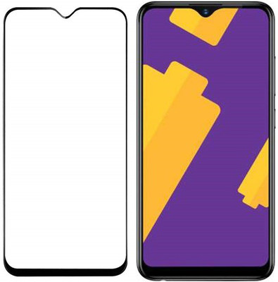 O2MG Edge To Edge Tempered Glass for Vivo Y91i(Pack of 1)