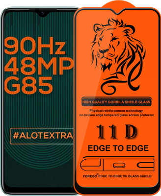 Forego Edge To Edge Tempered Glass for Infinix Hot 10s(Pack of 1)