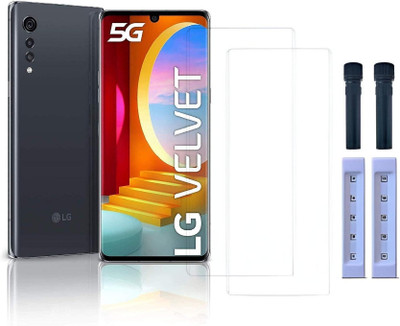 crixus Edge To Edge Tempered Glass for LG Velvet 5G(Pack of 2)