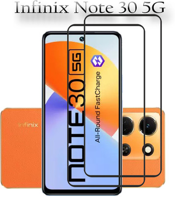 SNMART Edge To Edge Tempered Glass for Infinix Note 30 5G(Pack of 2)