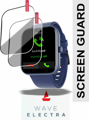 Olonga Edge To Edge Tempered Glass for BOAT WAVE ELECTRA SMARTWATCH(Pack of 2)
