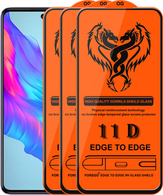 Forego Edge To Edge Tempered Glass for Tecno Camon 17 Pro(Pack of 3)