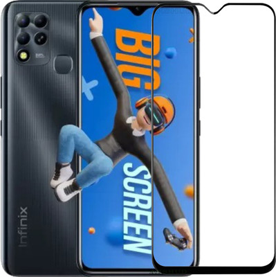 AKSHUD Edge To Edge Tempered Glass for Infinix Hot 12, INFINIX HOT 12, infinix hot 12(Pack of 1)