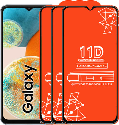 Qyist Edge To Edge Tempered Glass for Samsung Galaxy A23 5G(Pack of 3)