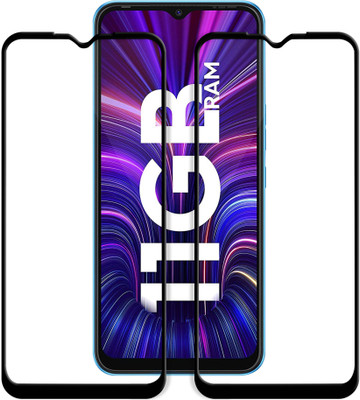 Flipkart SmartBuy Edge To Edge Tempered Glass for Tecno Spark 9(Pack of 2)