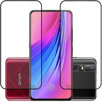 Cover Alive Edge To Edge Tempered Glass for Vivo V15 Pro(Pack of 2)