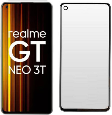 HOBBYTRONICS Edge To Edge Tempered Glass for Realme GT Neo 3T Matte(Pack of 1)