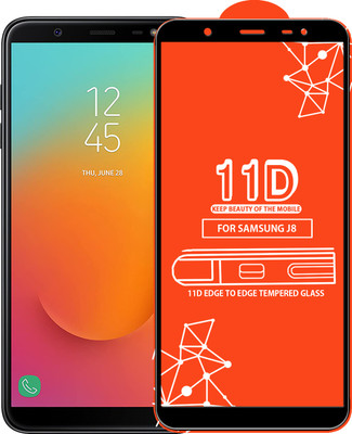 Qyist Edge To Edge Tempered Glass for Samsung Galaxy J8(Pack of 1)