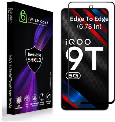 iWishKart Edge To Edge Tempered Glass for IQOO 9T 5G(Pack of 1)