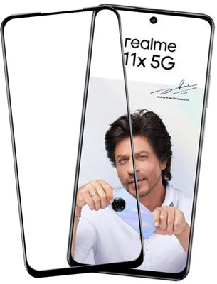 VAlight Edge To Edge Tempered Glass for realme 11x 5G, REALME 11X 5G(Pack of 1)
