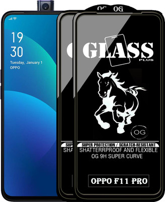 PFOAM Edge To Edge Tempered Glass for OPPO F11 PRO(Pack of 2)