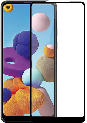 MD SmartBuy Edge To Edge Tempered Glass for Samsung Galaxy A21, Samsung Galaxy A21S(Pack of 1)
