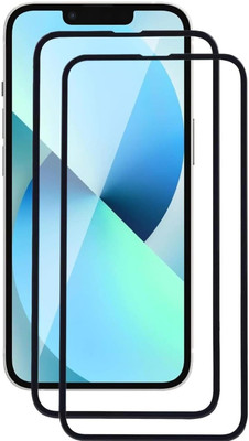 VYOMA Edge To Edge Tempered Glass for Apple iPhone 13 mini, iPhone 13 mini(Pack of 2)
