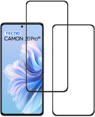 KARTRAY Edge To Edge Tempered Glass for Tecno Camon 20 Pro 5G(Pack of 2)