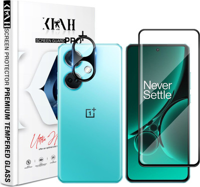 KLAH Edge To Edge Tempered Glass for OnePlus Nord CE3 5G, With Camera Lens Protector(Pack of 1)