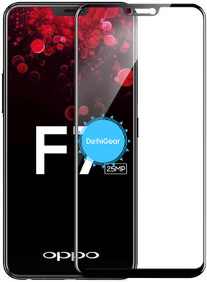 Resolute Edge To Edge Tempered Glass for OPPO F7, 11D Glass(Pack of 1)