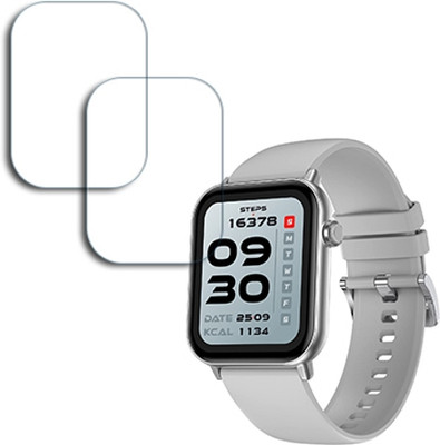 SOMTONE Edge To Edge Tempered Glass for Fire-Boltt Ninja Fit Smartwatch Full Touch 1.69 inch CREEN GUARD(Pack of 2)