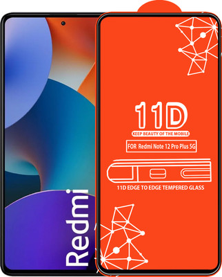 Roxel Edge To Edge Tempered Glass for Redmi Note 12 Pro Plus 5G(Pack of 1)