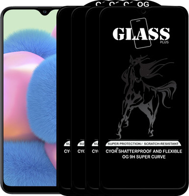 CYOR Edge To Edge Tempered Glass for SAMSUNG A70(Pack of 4)
