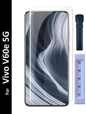 INFINITYWORLD Edge To Edge Tempered Glass for Vivo V60e 5G, (UV)(Pack of 1)