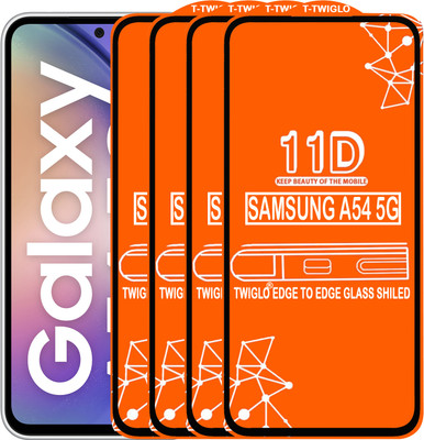 TWIGLO Edge To Edge Tempered Glass for SAMSUNG A54 5G(Pack of 4)