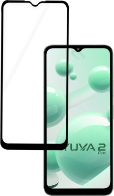 HUPSHY Edge To Edge Tempered Glass for LAVA Yuva 2 Pro(Pack of 1)