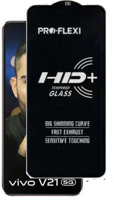 Vvr Edge To Edge Tempered Glass for Vivo V21 5G(Pack of 1)