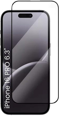 Caseline Edge To Edge Tempered Glass for IPHONE 16 PRO, IPHONE 16 PRO, IPHONE 16 PRO(Pack of 1)