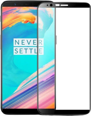 Heatmor Edge To Edge Tempered Glass for OnePlus 5T(Pack of 1)