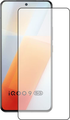 raians Edge To Edge Tempered Glass for IQOO 9(Pack of 2)