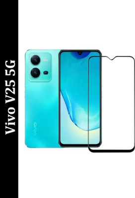 PARANDIV Edge To Edge Tempered Glass for Vivo V25 5G(Pack of 1)