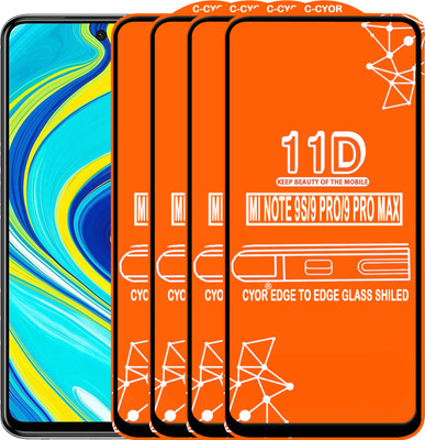 CYOR Edge To Edge Tempered Glass for REDMI NOTE 9S(Pack of 4)