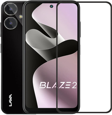 NSTAR Edge To Edge Tempered Glass for Lava Blaze 2(Pack of 1)