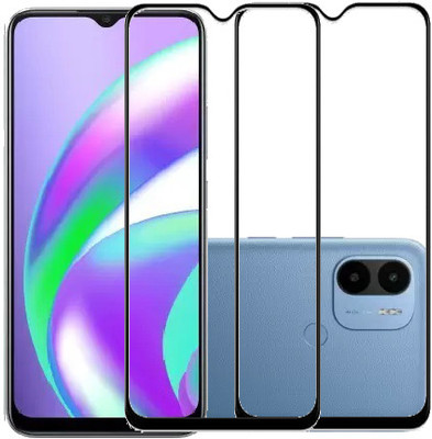AARERED Edge To Edge Tempered Glass for Poco C50, POCO C50(Pack of 2)