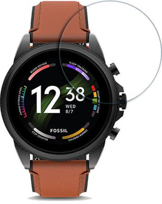 ARBAN Edge To Edge Tempered Glass for fossil Gen 6 1.28 inch SMARTWATCH SCREEN GUARD(Pack of 1)