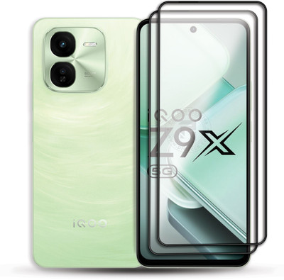 PROACCS Edge To Edge Tempered Glass for iQoo Z9X 5G(Pack of 2)
