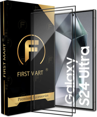FIRST MART Edge To Edge Tempered Glass for Samsung Galaxy S24 Ultra 5G, Samsung S24 Ultra 5G, Samsung S24 Ultra, Samsung Galaxy S24 Ultra, S24 Ultra 5G(Pack of 2)