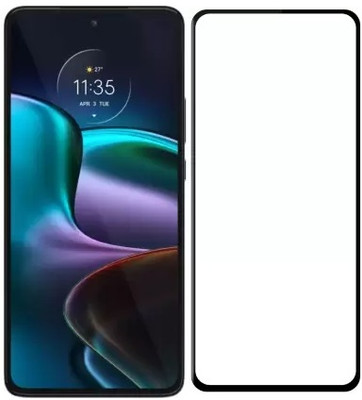 O2MG Edge To Edge Tempered Glass for MOTOROLA e32, MOTO e32(Pack of 1)