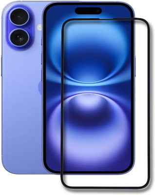 NKCASE Edge To Edge Tempered Glass for Apple Iphone 16(Pack of 1)