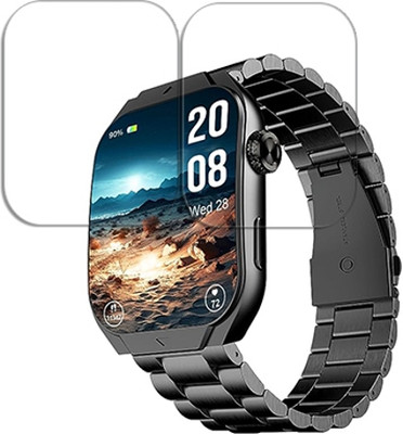 ARBAN Edge To Edge Tempered Glass for SW-beatXP Unbound Curv 1.96 inch SMARTWATCH SCREEN GUARD(Pack of 2)
