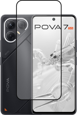 NEXZONE Edge To Edge Tempered Glass for Tecno Pova 7 5G(Pack of 1)