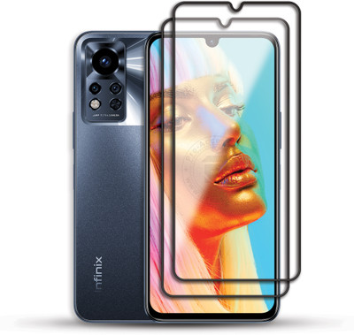 PROACCS Edge To Edge Tempered Glass for INFINIX HOT 12i(Pack of 2)